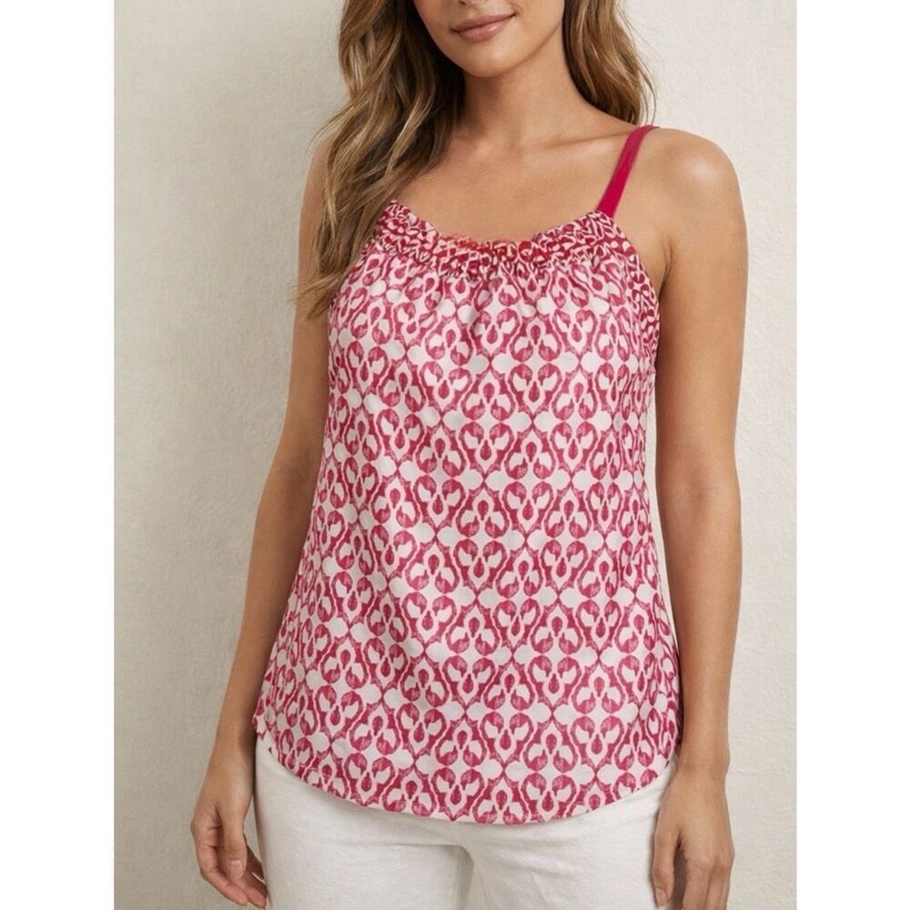 J. McLaughlin Catalina Stretch Tie Halter Neck Shelf Bra Top Size XS‎